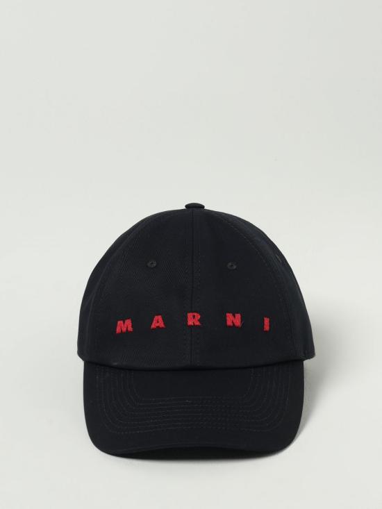 25FW 마르니 볼캡 CLZC0108S0UTC311 00N99 Black - MARNI