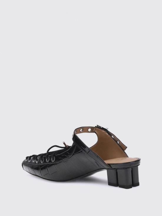 25FW 가니 뮬/슬리퍼 S3009 099 Black - GANNI