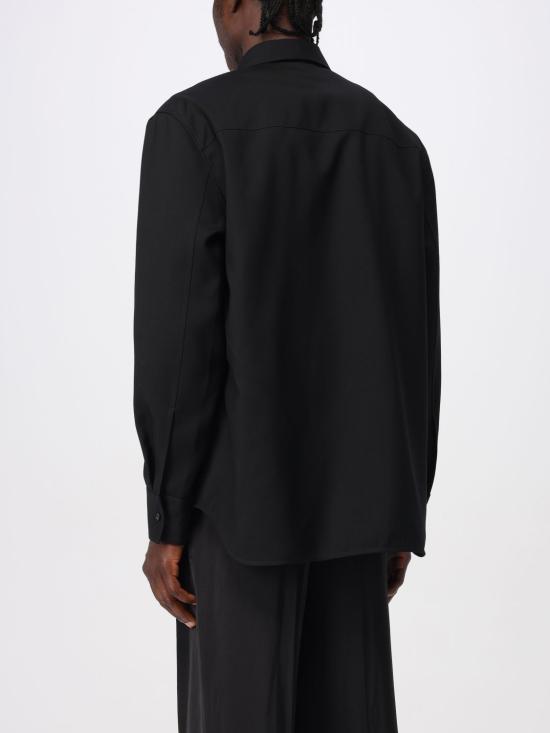 25FW 질샌더 긴팔 셔츠 J23DL0104J40159 001 Black - JIL SANDER