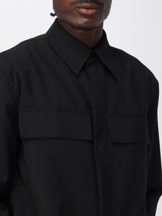 25FW 질샌더 긴팔 셔츠 J23DL0104J40159 001 Black - JIL SANDER