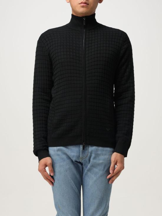 25FW 엠포리오 아르마니 집업 니트 EM003503AF14113 UB109 Blue