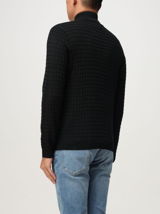 25FW 엠포리오 아르마니 집업 니트 EM003503AF14113 UB109 Blue - EMPORIO ARMANI