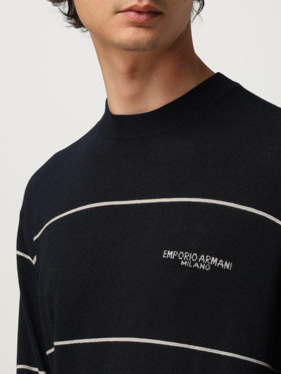 25FW 엠포리오 아르마니 스웨터 EM002796AF14199 MB173 Blue - EMPORIO ARMANI