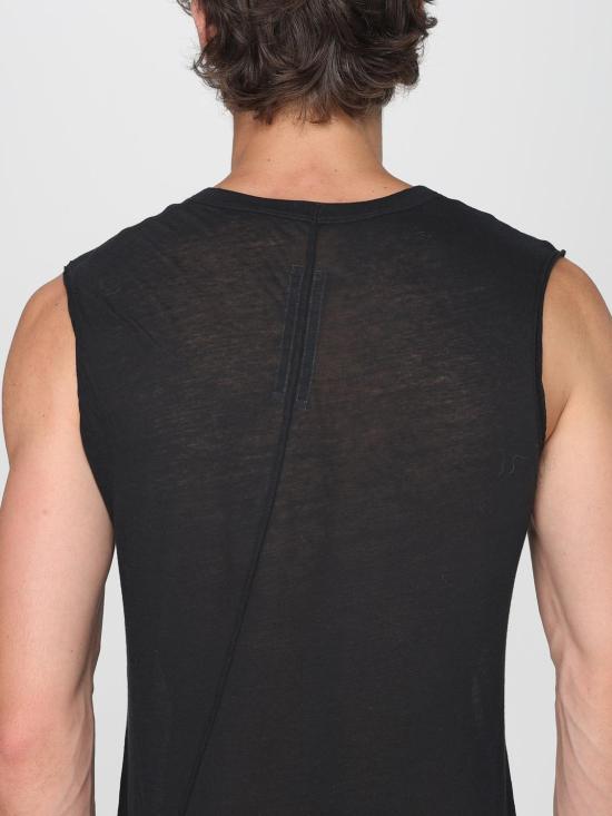 25FW 릭 오웬스 반팔 티셔츠 RU02E1151UC 09 Black - RICK OWENS