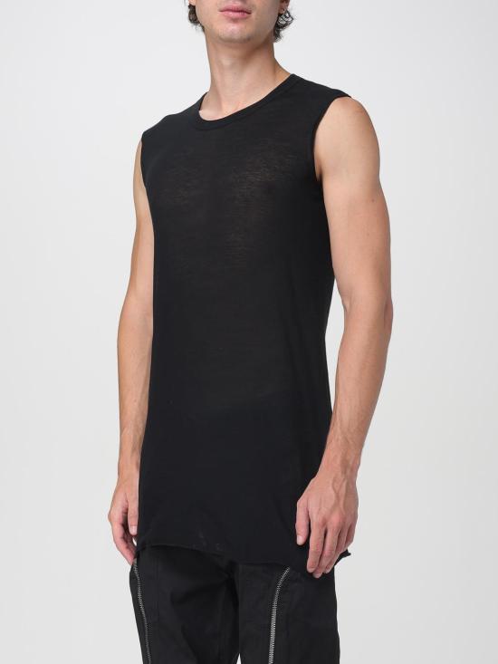 25FW 릭 오웬스 반팔 티셔츠 RU02E1151UC 09 Black - RICK OWENS