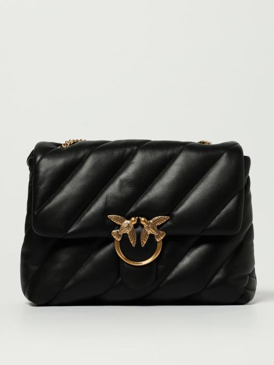 25FW 핑코 숄더백 100037A0F2 Z99Q Black