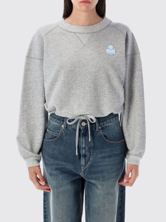 25FW 이자벨마랑에뚜왈 스웨터 SW0005FAA1M07E GYIB Grey