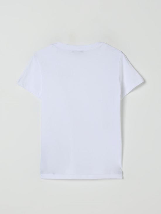 25FW [키즈] 발망 티셔츠 BX8P51Z3186 100NE White - BALMAIN