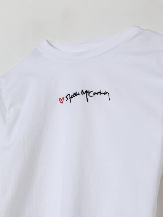 25FW [키즈] 스텔라 맥카트니 티셔츠 TX8C51Z0434 100 White - STELLA MCCARTNEY