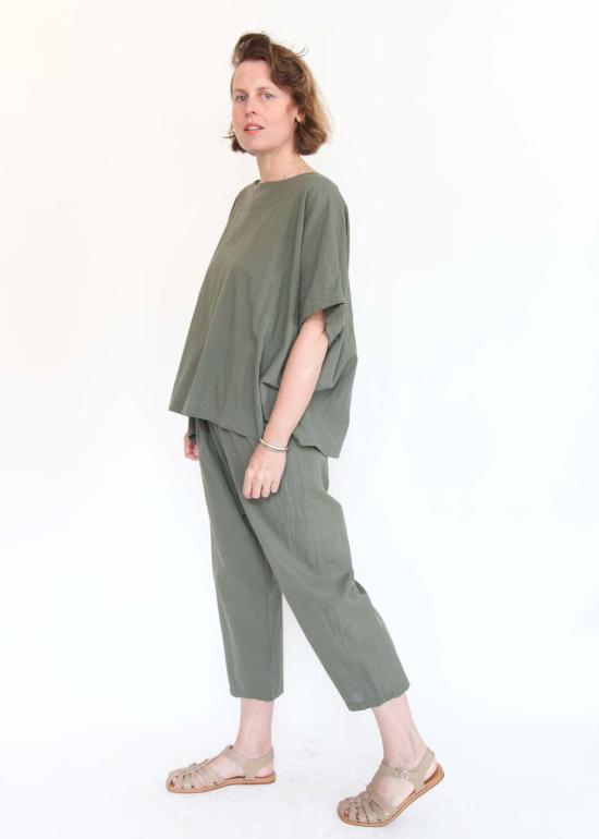  Uzi NYC 크롭 팬츠 우지 NYC 드롭 크로치 팬츠 - OTHER BRANDS