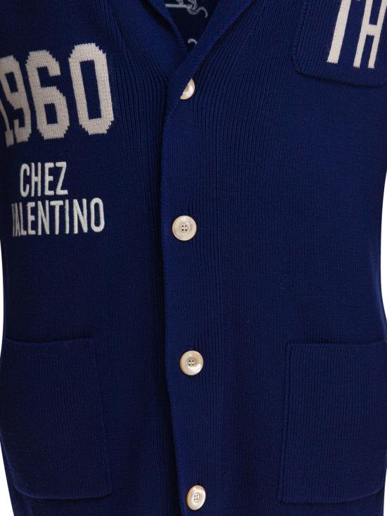 25FW 발렌티노 가라바니 가디건 7V3KA05NB2GCMV Blue - VALENTINO GARAVANI