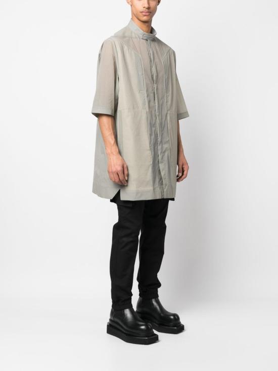  릭 오웬스 반팔 셔츠 RR01C4712RG08 Grey - RICK OWENS