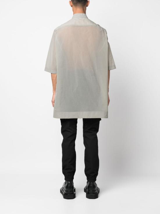  릭 오웬스 반팔 셔츠 RR01C4712RG08 Grey - RICK OWENS