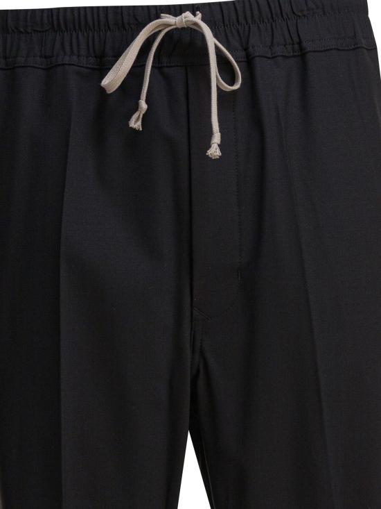 25FW 릭 오웬스 스트레이트 팬츠 RU02E1390ZL09 Black - RICK OWENS