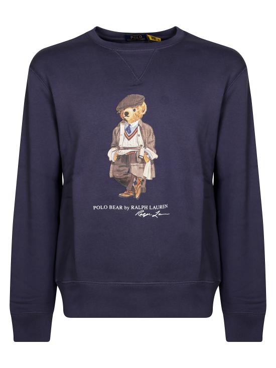 25FW 폴로 랄프로렌 스웨터 710980305001 FA25 FADED BLUE HRTG BEAR