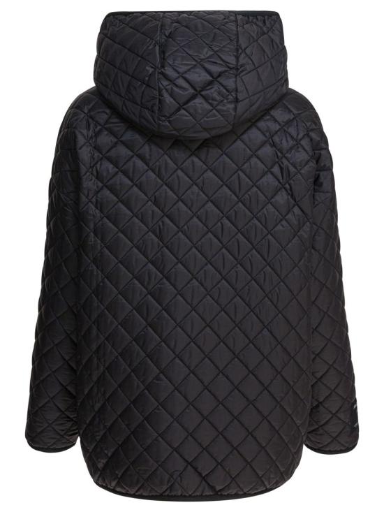 25FW 막스마라 더 큐브 LEO 레오 발수 캔버스 리버시블 패디드 자켓 2529486074LEO009 Black - MAXMARA THE CUBE