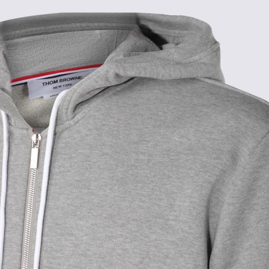 25FW 톰브라운 후드 티셔츠 MJT517A03037055 Grey - THOM BROWNE