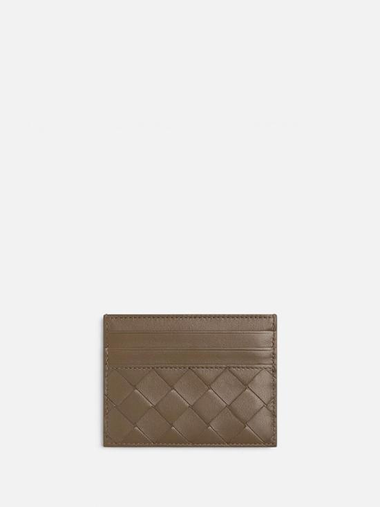  보테가베네타 인트레치아토 크레딧 카드 케이스 796324VCPP32355 BROWN - BOTTEGA VENETA