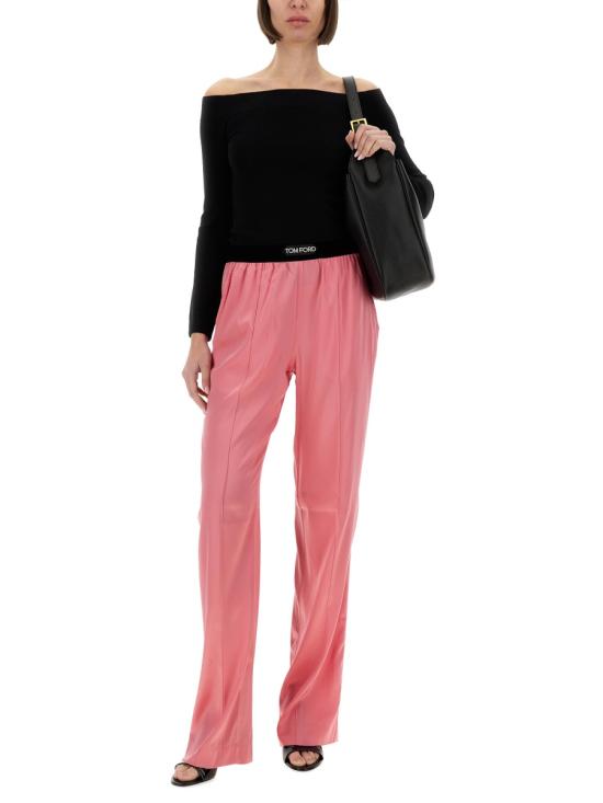 26FW 톰포드 로고 밴딩 파자마 팬츠 PAW397 FAX881DP552 PINK - TOMFORD