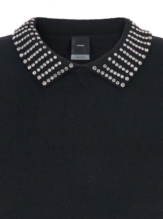 25FW 핑코 긴팔 티셔츠 105530A2S4Z99 Black - PINKO