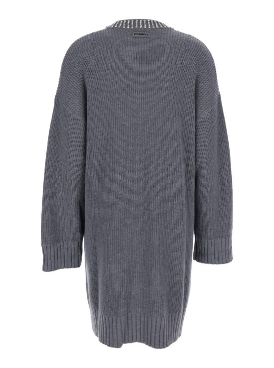 25FW 핑코 숏 원피스 105746A2S4II2 Grey - PINKO