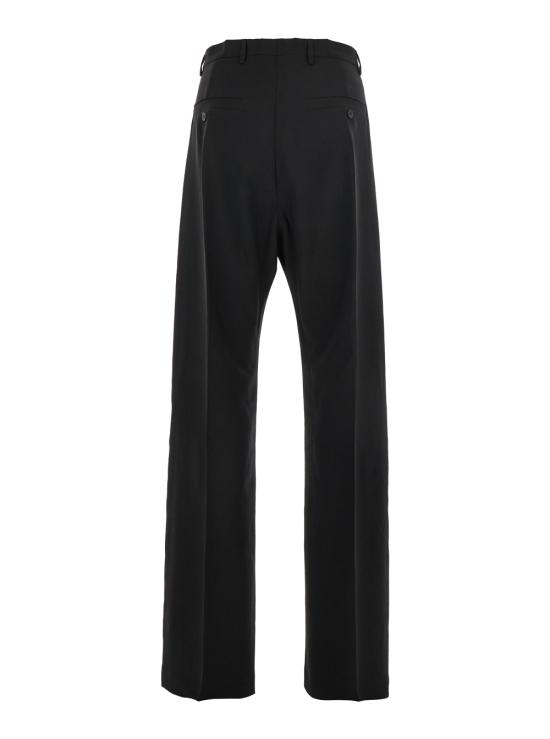 25FW 릭 오웬스 스트레이트 팬츠 RU02E1352WGP09 Black - RICK OWENS