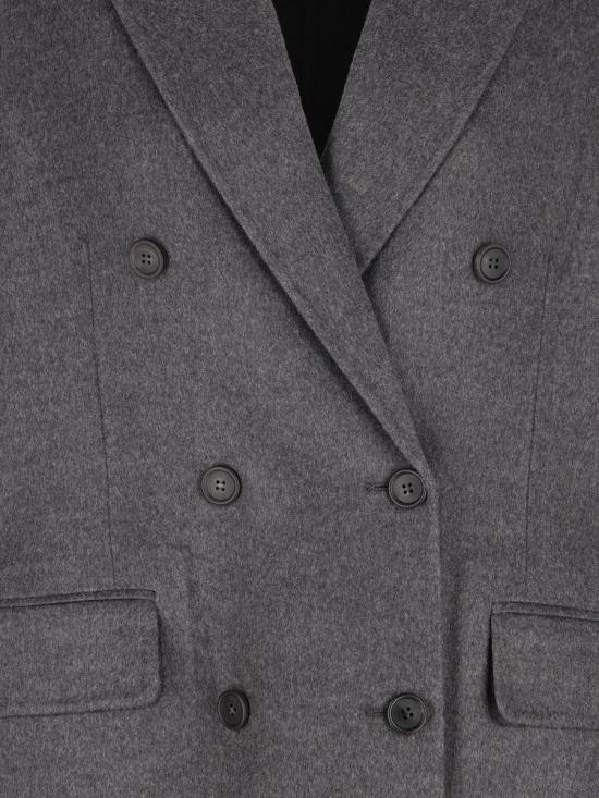 25FW 프라다 롱 울 혼합 코트  P617S179BF0480 AI25 GRAY - PRADA