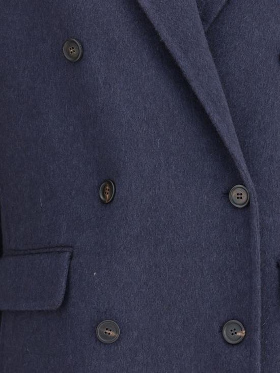 25FW 브루넬로 쿠치넬리 코튼 블렌드 라메 스웨터  MD5037439P C7186 BLUE - BRUNELLO CUCINELLI