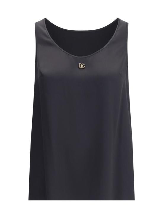 25FW 돌체앤가바나 민소매 티셔츠 F7AK5TGDDBL N0000 Black