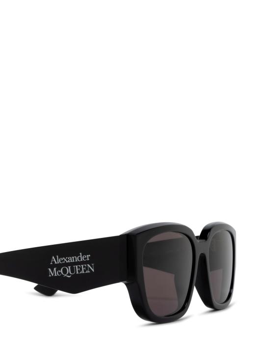 25FW 알렉산더 맥퀸 선글라스 AM0468S 001 BLACK - ALEXANDER MCQUEEN