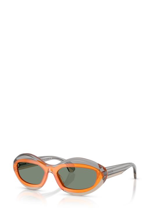 26FW 알랭미끌리 선글라스 A05517 004 3H TRANSPARENT GREY ORANGE OSTRICH - ALAIN MIKLI