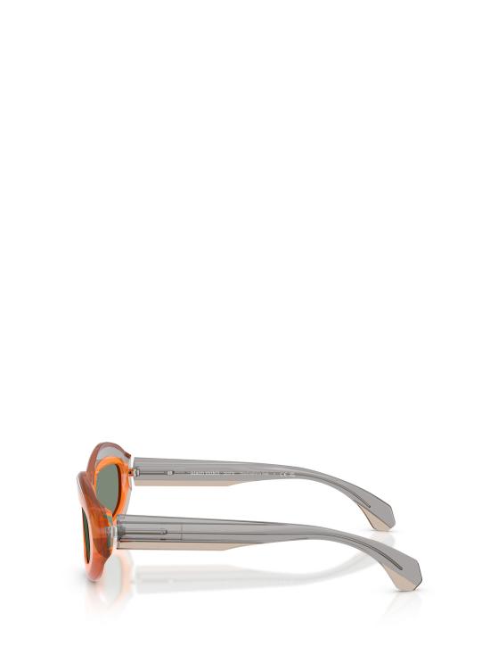 26FW 알랭미끌리 선글라스 A05517 004 3H TRANSPARENT GREY ORANGE OSTRICH - ALAIN MIKLI
