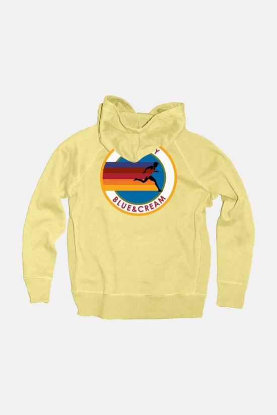  [키즈] 블루&크림 풀오버 키즈  위 런 나이 후디 버터 - BLUE&CREAM