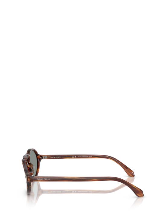 26FW 조르지오 아르마니 선글라스 AR8219U 616256 STRIPED BROWN - GIORGIO ARMANI