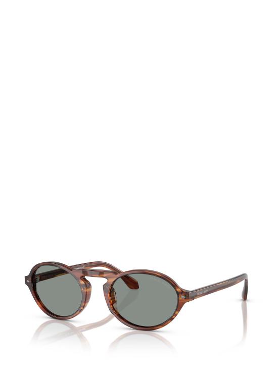 26FW 조르지오 아르마니 선글라스 AR8219U 616256 STRIPED BROWN - GIORGIO ARMANI