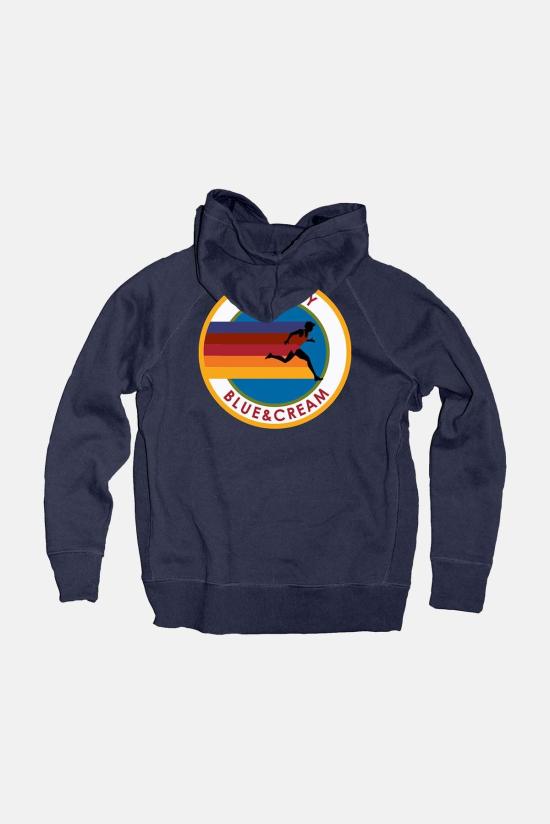  [키즈] 블루&크림 풀오버 키즈  위런나이 후디 네이비 - BLUE&CREAM