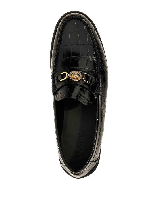  베르사체 로퍼 10135921A098811B00V Black - VERSACE