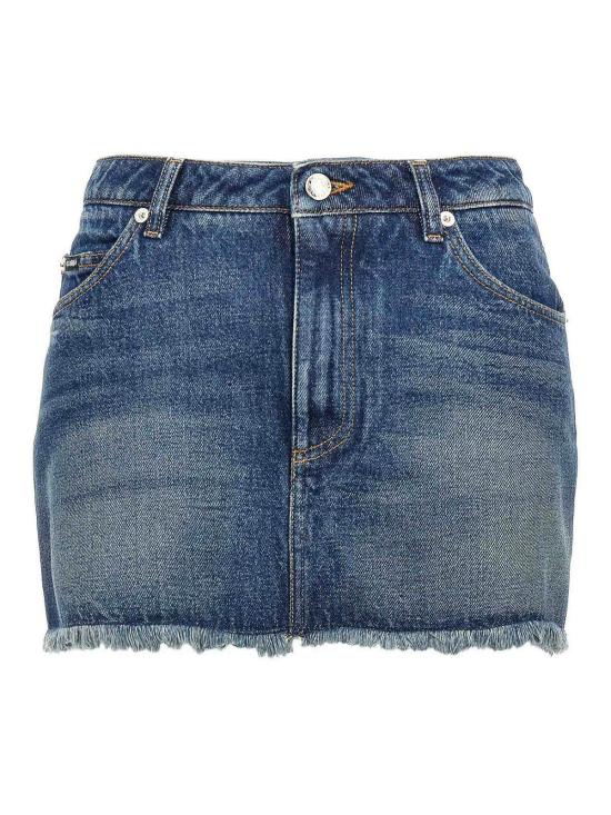 25SS 돌체앤가바나 숏 스커트 F4C2TDG8MR2S9001 Blue