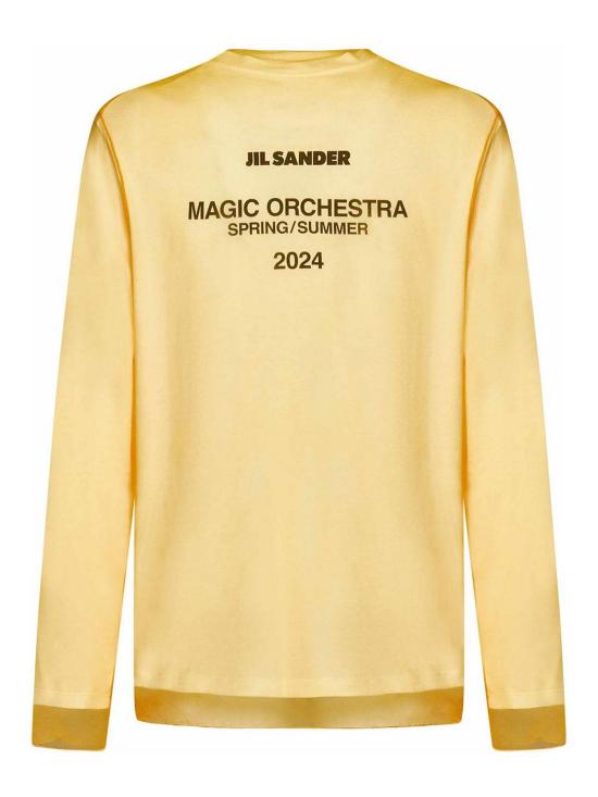  질샌더 긴팔 티셔츠 J22FV0110JTN325832 Yellow - JIL SANDER