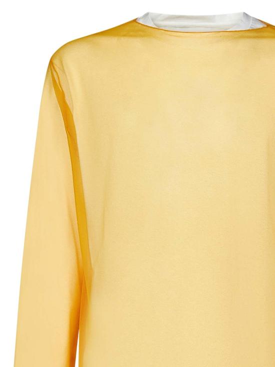  질샌더 긴팔 티셔츠 J22FV0110JTN325832 Yellow - JIL SANDER