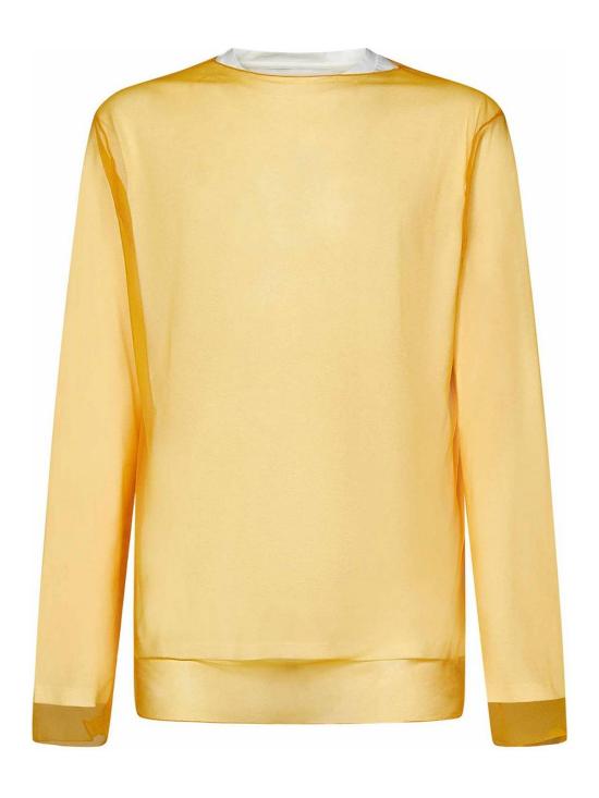  질샌더 긴팔 티셔츠 J22FV0110JTN325832 Yellow