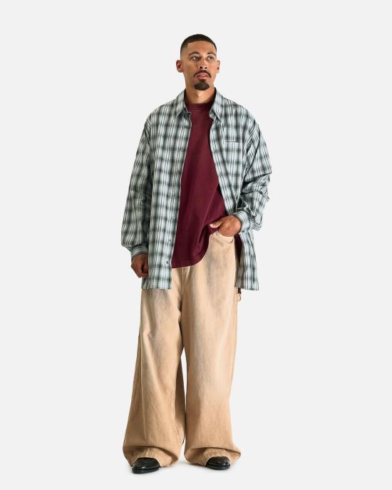  윌리 차바리아 긴팔 셔츠 포인트 칼라 드레스 셔츠 - WILLY CHAVARRIA