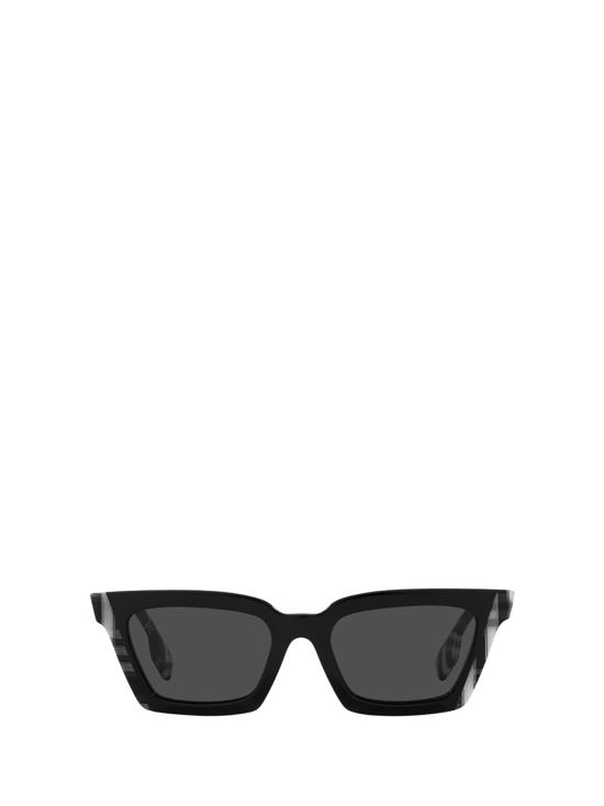 26FW 버버리 선글라스 BE4392U 405187 BLACK CHECK WHITE BLACK