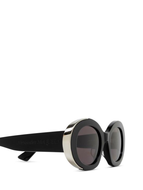 26FW 알렉산더 맥퀸 선글라스 AM0445S 001 BLACK - ALEXANDER MCQUEEN