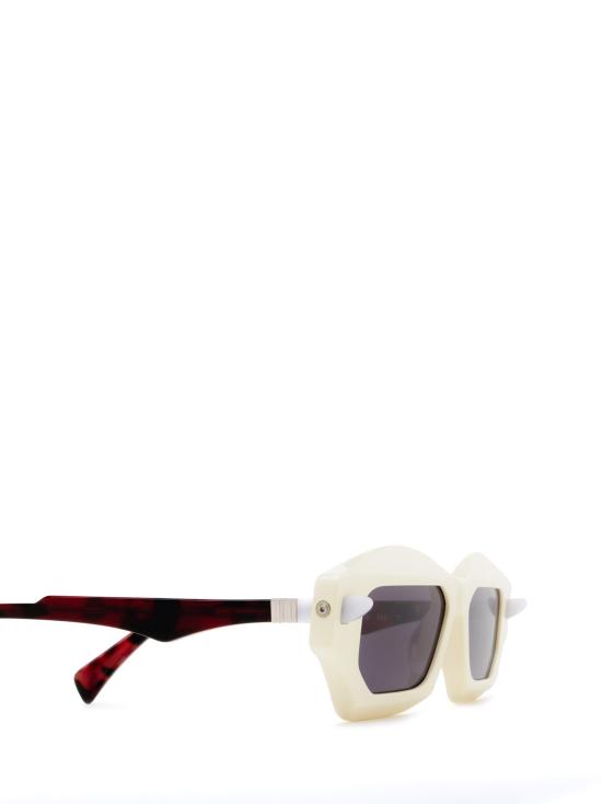 25FW 쿠보라움 선글라스 Q6 SUN IY IVORY HAVANA RED - KUBORAUM
