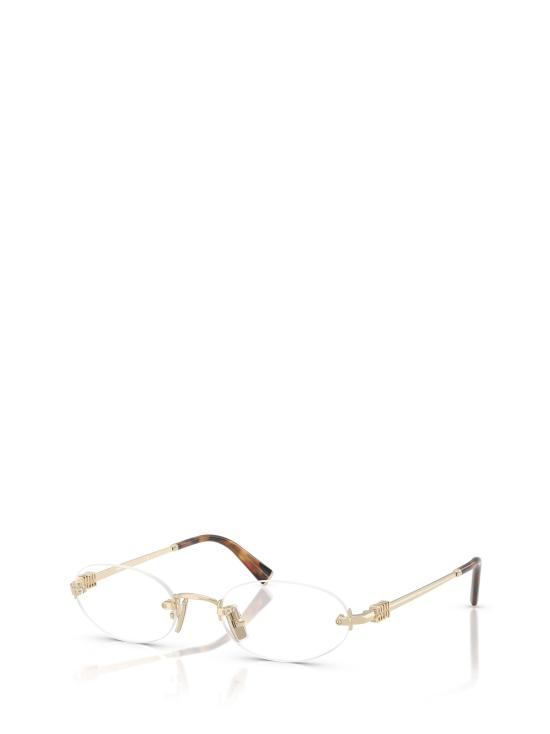 26FW 미우미우 안경 MU 53WV ZVN1O1 PALE GOLD - MIU MIU