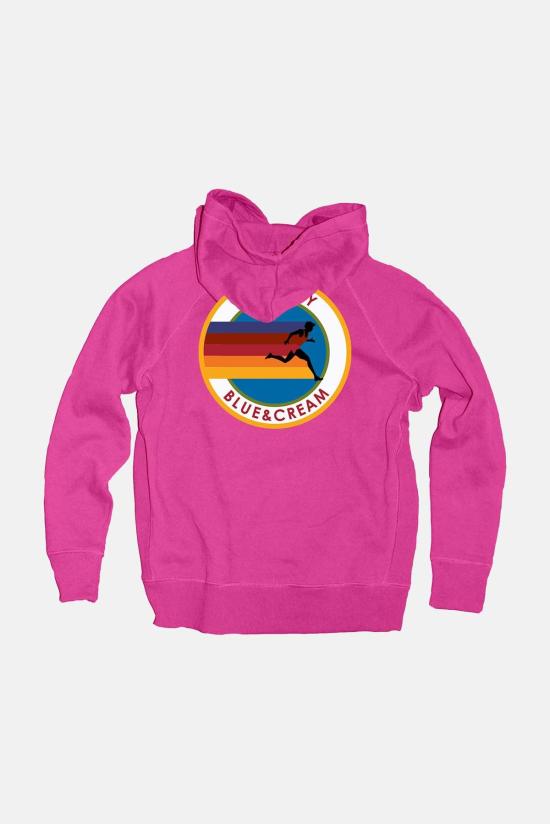  [키즈] 블루&크림 풀오버 키즈  위 런 나이 후드 컨페티 - BLUE&CREAM