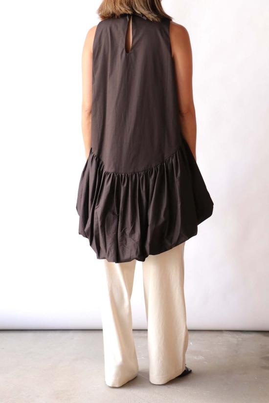  코데라 숏 원피스 벌룬 미니 드레스 - CORDERA