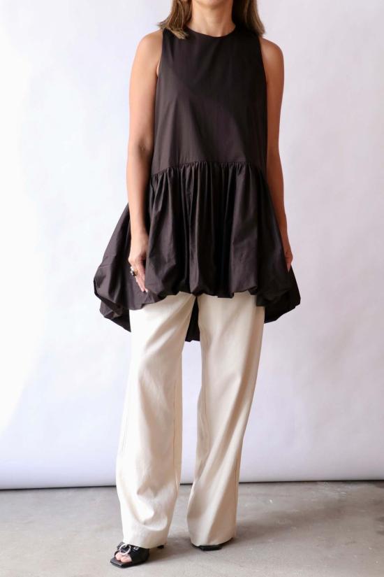  코데라 숏 원피스 벌룬 미니 드레스 - CORDERA