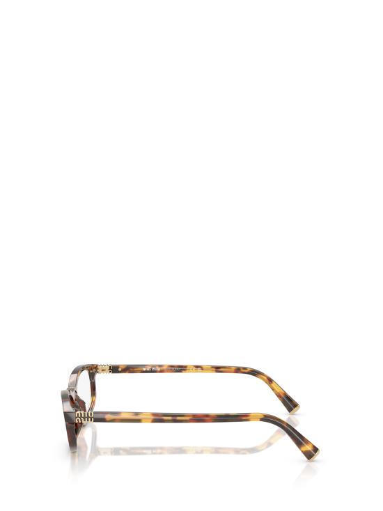 26FW 미우미우 타원형 프레임 선글라스 MU A06S 14L08N HONEY HAVANA - MIU MIU